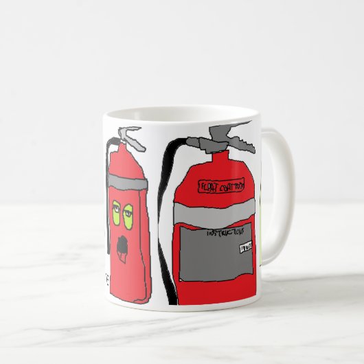 EXTINGUISHER-TEAM KAFFEETASSE (VorderseiteRechts)