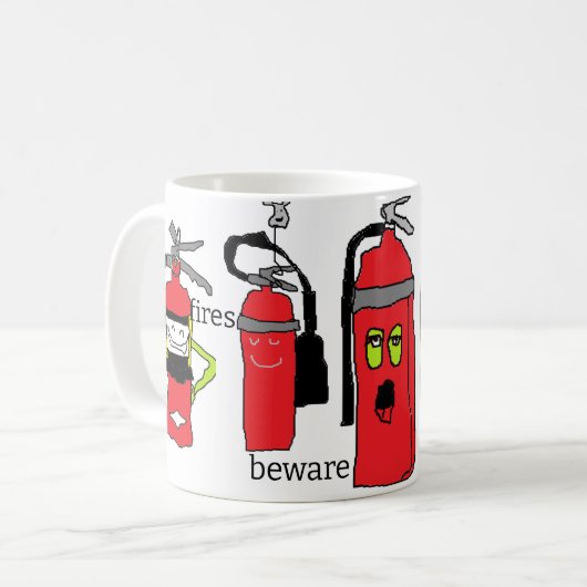 EXTINGUISHER-TEAM KAFFEETASSE (Vorderseite Links)