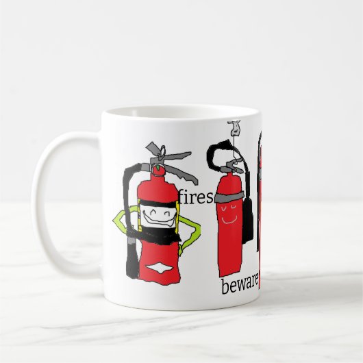 EXTINGUISHER-TEAM KAFFEETASSE (Links)