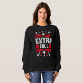 Extra Ball Pinball 80er Retro Game Sweatshirt (Vorne ganz)