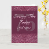 Extra besondere personalisierte Geburtstagskarte 7 Karte (Gelbe Blume)