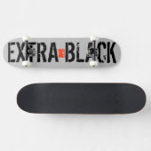 EXTRA BLACK Skateboard (Horizontal)