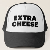 EXTRA CHEESE lustiger Slogan LKW-Hut Truckerkappe (Vorderseite)