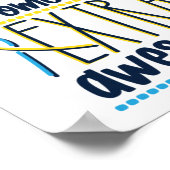 Extra-Chromosom Extra-Phantastisch-Down-Syndrom Poster (Ecke)