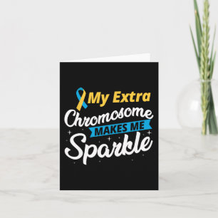 Extra-Chromosom macht mich spärlich-down Syndrom A Karte