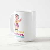 Extra Cooles Phantastisches Girl-Down-Syndrom-Bewu Kaffeetasse (Vorderseite Links)