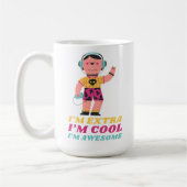 Extra Cooles Phantastisches Girl-Down-Syndrom-Bewu Kaffeetasse (Links)