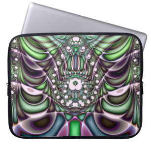 Extra-dimensionale Undulationen V 7 Notebook-Sieb Laptopschutzhülle