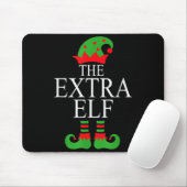 Extra Elf Family Matching Christmas Group Pajama M Mousepad (Mit Mouse)