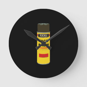 Extra Extra große Dose FACE PALM Runde Wanduhr