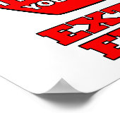 Extra Fries Funny Poster (Ecke)