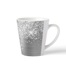 Extra Funkelnd Silver Glam Script-Name