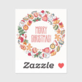 Extra Geschenke Frohe Weihnachten Aufkleber (Blatt)