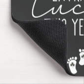 Extra Glück dieses Jahr Schwangerschaft St Patrick Mousepad (Ecke)
