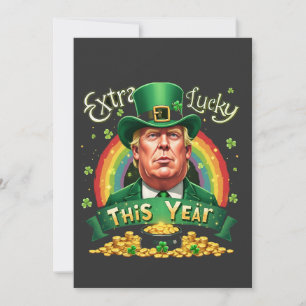 Extra Glück in diesem Jahr St Patrick Day Trump Le Ankündigung