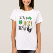Extra Glück in diesem Jahr - St. Patrick's Day T-Shirt (Vorderseite)