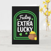 Extra Glücksgefühl Karte (Gelbe Blume)