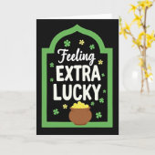 Extra Glückskarte Karte (Gelbe Blume)