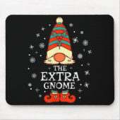 Extra Gnome Xmas Family Christmas Mousepad (Vorne)