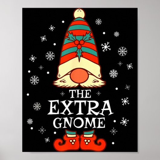Extra Gnome Xmas Family Christmas Poster (Vorne)