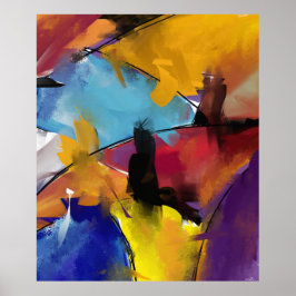 Extra Grand Model "Abstract 1412" Poster