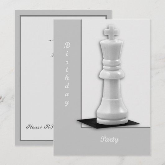 Extra Groß Einladung (Vorne/Hinten)