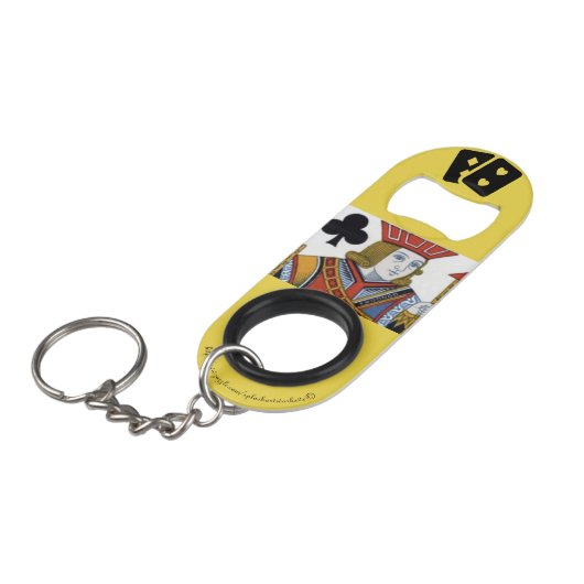 "Extra Groß" Mini Flaschenöffner (Vorderseite Schrägansicht)