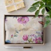 Extra große barocke farbenfrohe Florals Decoupage Seidenpapier (Geschenk)