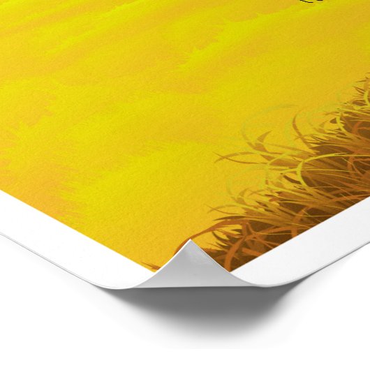 Extra große Bauernszene Panorama Art Poster (Ecke)