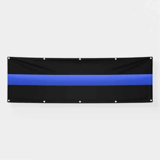 Extra große dünne blaue Linie Banner (Horizontal)
