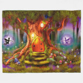 Extra große Fleecedecke Magic Fairy Tree (Vorderseite (Horizontal))