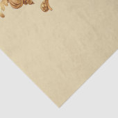 Extra große Gold Barock florale Decoupage Seidenpapier (Ausschnitt)