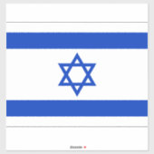 Extra große israelische Flag-Aufkleber Aufkleber (Blatt)