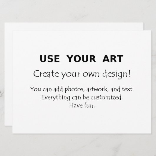 Extra große Jumbo-Postkarten laden zu Kunst-Fotos Einladung (Vorne/Hinten)