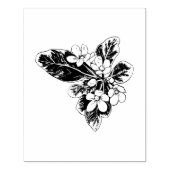 Extra große pflanzliche botanische Blume Stiele Bl Gummistempel (Prägung)