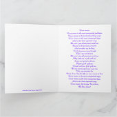 Extra große romantische Liebe rosa Grußkarte Karte (Innenseite)