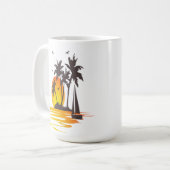 Extra große Tasse mit schöner Aussicht (Vorderseite Links)