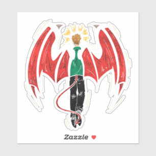 Extra-große Vinyl-Aufkleber 14 Zoll x 14 Zoll, kun Aufkleber