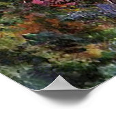 Extra großer Weg im Monet's Garden Poster (Ecke)