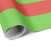 Extra großes Papier mit roten und grünen Streifen Geschenkpapier (Rolleneckpunkt)