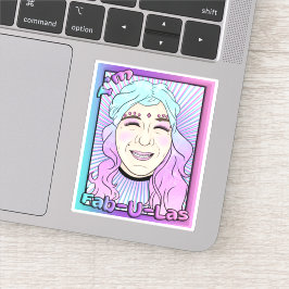 Extra-Klein 3 Zoll x 3 Zoll Vinyl-Aufkleber nach M Aufkleber