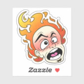 Extra-Klein 3 Zoll x 3 Zoll Vinyl-Aufkleber nach M Aufkleber (Blatt)