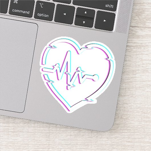 Extra-Klein 3 Zoll x 3 Zoll Vinyl-Aufkleber nach M Aufkleber (Detail)