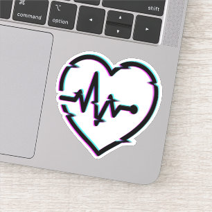 Extra-Klein 3 Zoll x 3 Zoll Vinyl-Aufkleber nach M Aufkleber