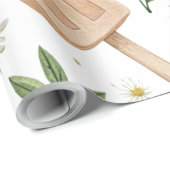 Extra lange Geschenkpapierrolle – Zitronen- und Gä Geschenkpapier (Rolleneckpunkt)