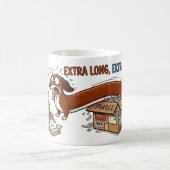 Extra langer extra süßer Dachshund Kaffeetasse (Mittel)