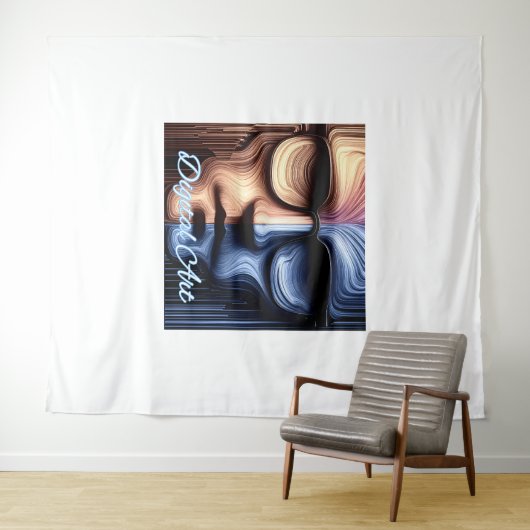 Extra-Large-Band (88"x104") Wandteppich (Beispiel (Horizontal))