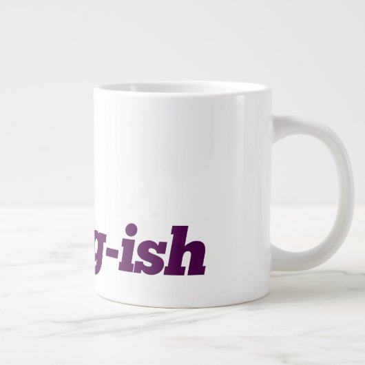 Extra Large Coffee Tasse - #Young-ish - Lila (Rechts)