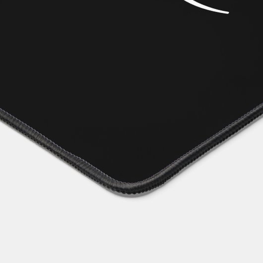 Extra large mouse pad with custom monogram schreibtischunterlage (Ecke)