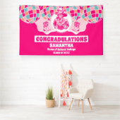 Extra Large Space Cowgirl 2024 Abschluss Banner (Insitu)